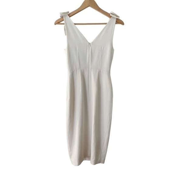 Zimmermann Espionage Sleeveless Bow Dress in Pearl - Picture 5 of 10
